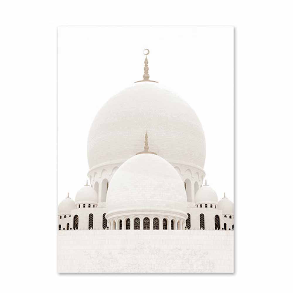 Sheikh Zayed Mosque Exterior Islamic Art Poster 50x70 cm – Bosna Eshop