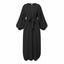 Black Long Sleeve Abaya Dress