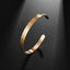 Gold-coloured Islamic Stainless Steel Bangle Bracelet