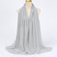 Light Grey Large Size Chiffon Scarf