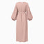 Dust Pink Long Sleeve Abaya Dress