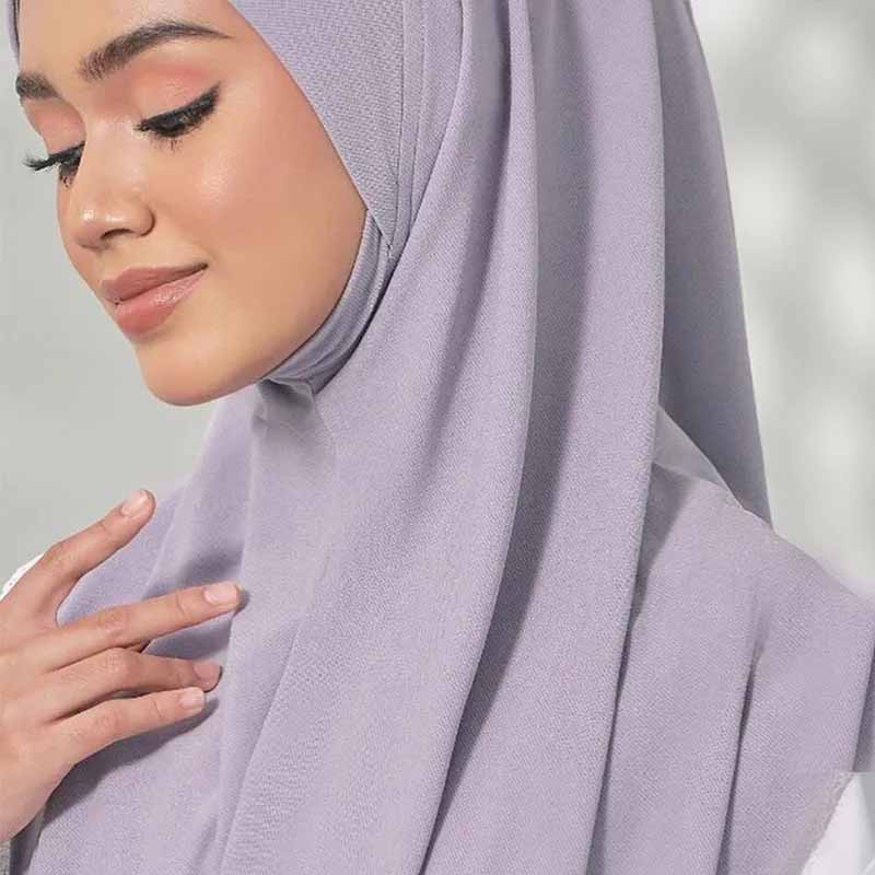 Light Purple Large Size Amira Instant Hijab