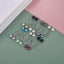 U-Shaped Multicolour Hijab Pearl Pins 12 Pcs Set