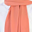 Peach Large Size Chiffon Scarf