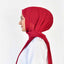 Plain Red Large Size Chiffon Scarf