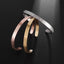 Rose Gold-coloured Islamic Stainless Steel Bangle Bracelet