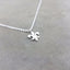 Silver-coloured Stainless Steel Bosnian Lily Necklace