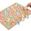 Wood Toddlers Arabic Alphabet Puzzle Board 29x22cm