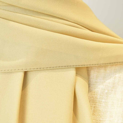 Yellow Gold Large Size Chiffon Scarf