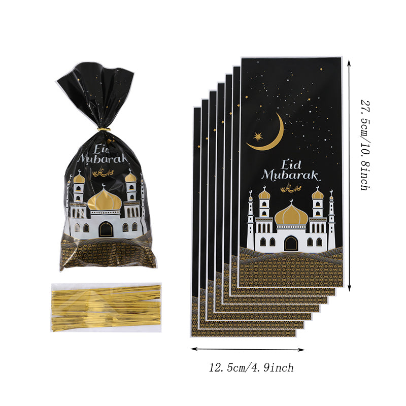 Islamic Mixed Colours Candy Gift Bags 10 Pcs Set