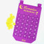 Purple Yellow Ramadan Countdown Calendar 50x28cm