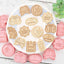 Eid Mubarak Ramadan Kareem Cookie Mould  8 Pcs Set